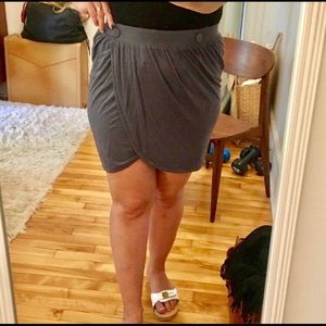 MOJITO Grey Jersey Tulip Skirt M